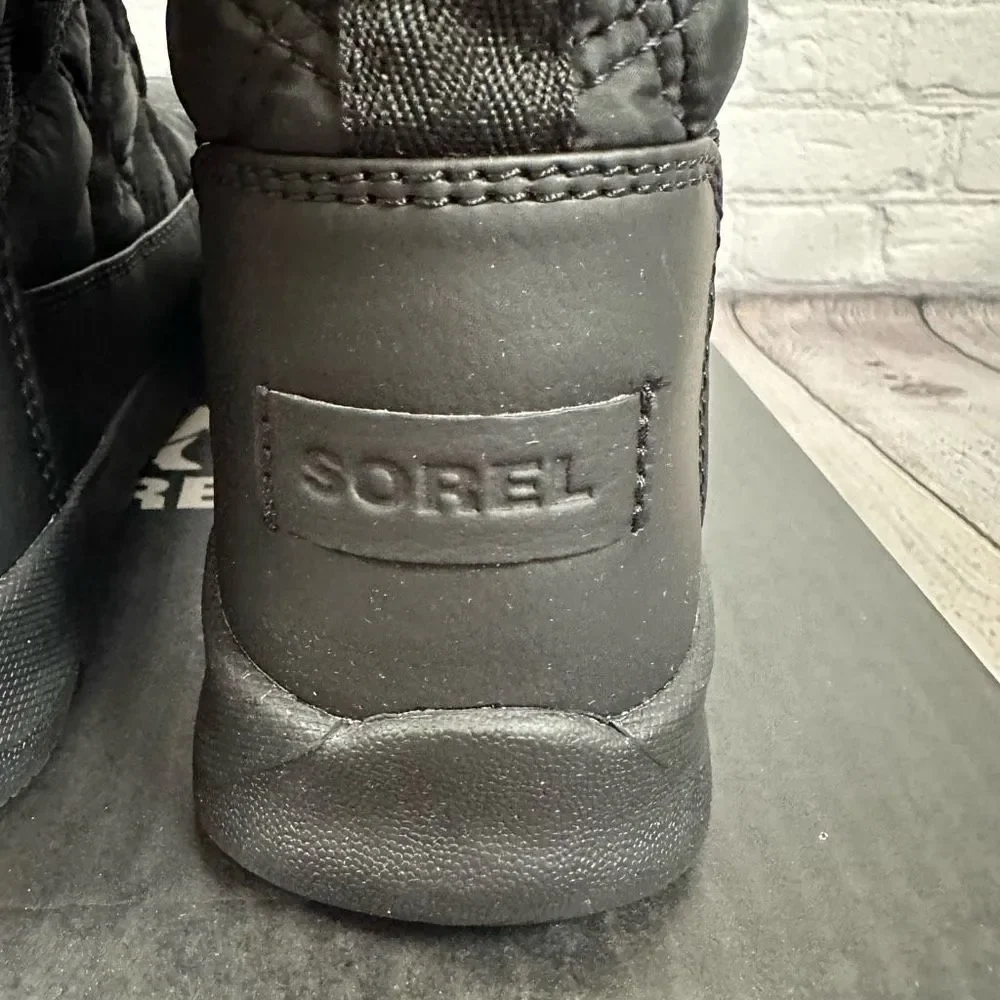 Sorel Whitney II Tall Lace Up Boot Waterproof & Insulated Black 6.5 NEW - Picture 7 of 9
